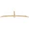 Ekena Millwork Bellingham Rough Sawn Timber Gable Bracket, Douglas Fir, 84"W x 24"H x 2"D x 4"F, 7/12 Pitch GBW084X24X0204BEL00RDF - alternate 3
